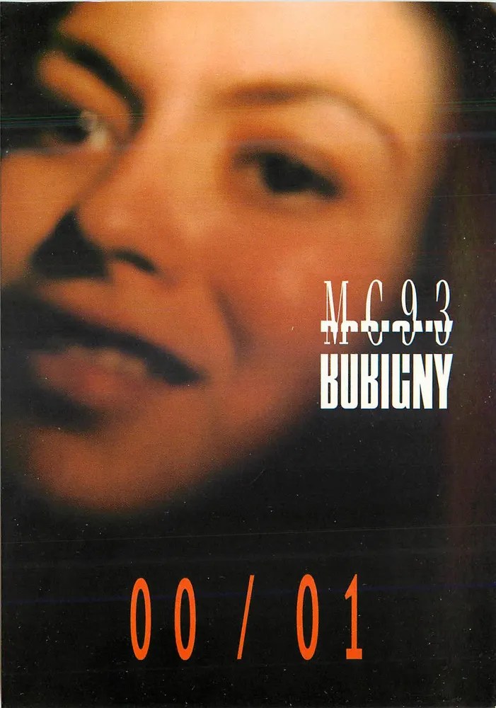 MC 93 Bobigny — Temporada 2000/2001 — Programa da Maison de la Culture - Frente