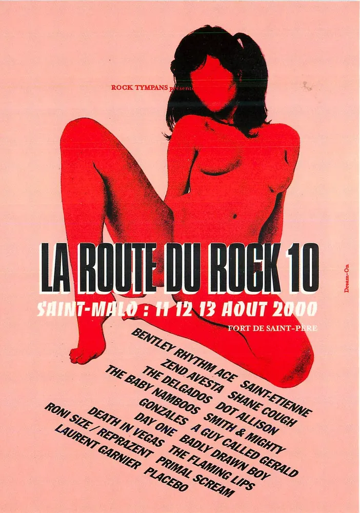 La Route du Rock 10 — Saint-Malo, 11-13. August 2000 — Rock Tympans präsentiert - Vorderseite