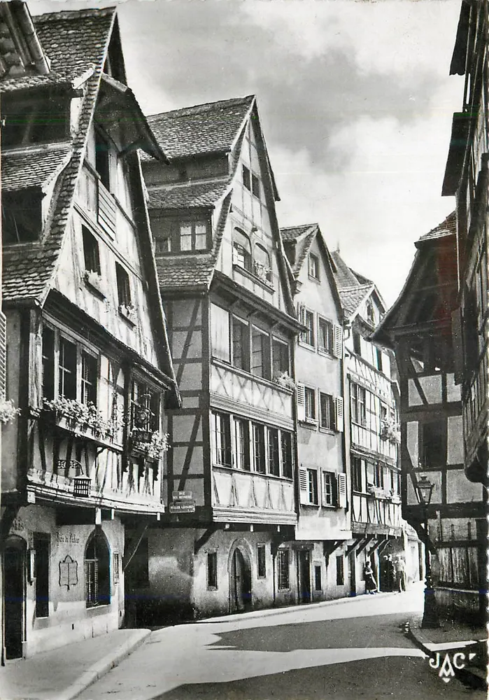 Alt-Strasbourg — Die Rue du Bain-aux-plantes — Éditions J. Arnould, Colmar, n° G 307 - Vorderseite