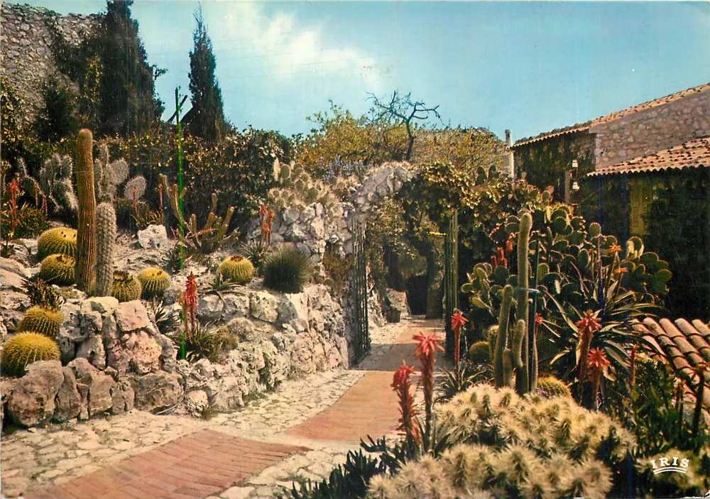Exotischer Garten von Eze — Die Côte d'Azur — Verlag IRIS - Vorderseite