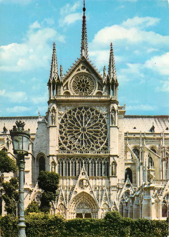 Notre-Dame de Paris — Rosace Sud — Édition Concouur - Recto