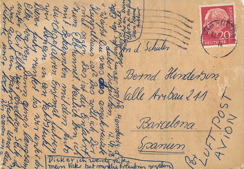 Hafen von Strucke — Hafen von Strucke — Deutsche Post - Verso