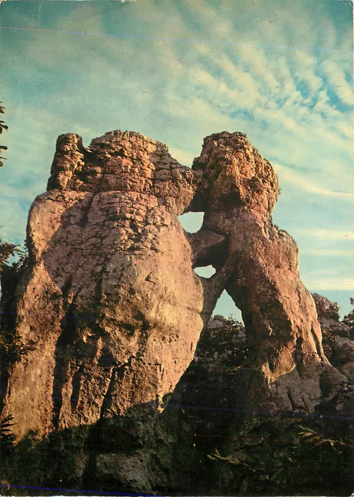 Der Bois de Paiolive ; Der Bär und der Löwe — Landschaften des Vivarais — Éditions J. Cellard - Vorderseite