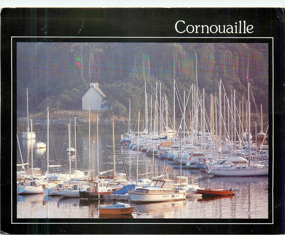 Cornualha — Portos de recreio — Éditions Jos - 29150 Châteaulin, n° RB. 604 - Frente