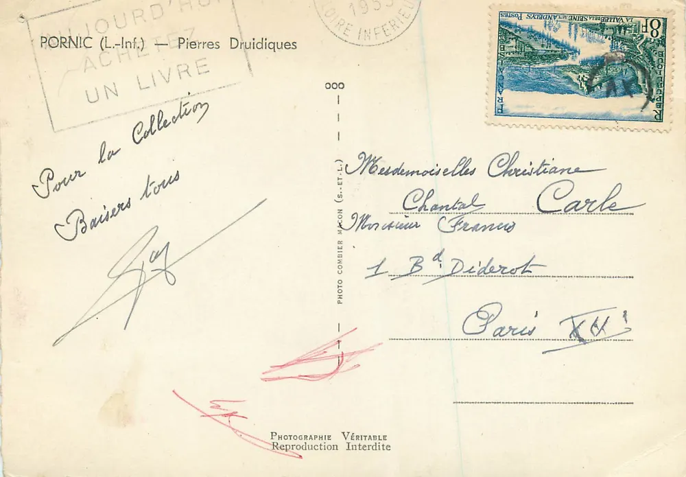 Pornic (L.-Inf.) — Pierres Druidiques — Photo Combier - Rewers