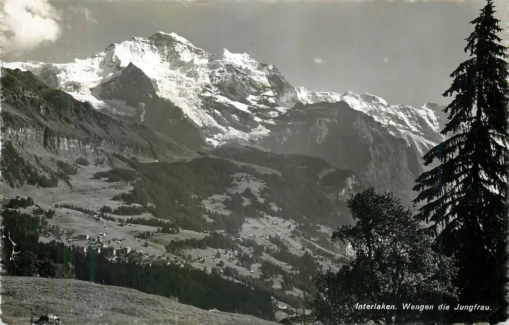 इंटरलैकन। वेंगेन डी जुंगफॉरा — फोटो। स्टम्प & सी., इंटरलैकन, नंबर 295 - आगे
