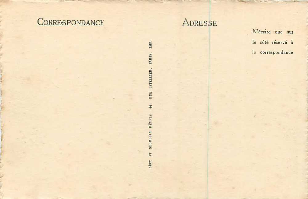 Vichy — Le Casino — Un coin de la Terrasse — LL. - Verso