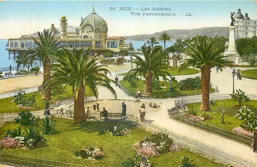 Nice — Os Jardins — Vista panorâmica — LL - Frente
