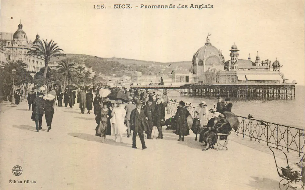Nice - Promenade des Anglais — Edição Giletta, n°125 - Frente
