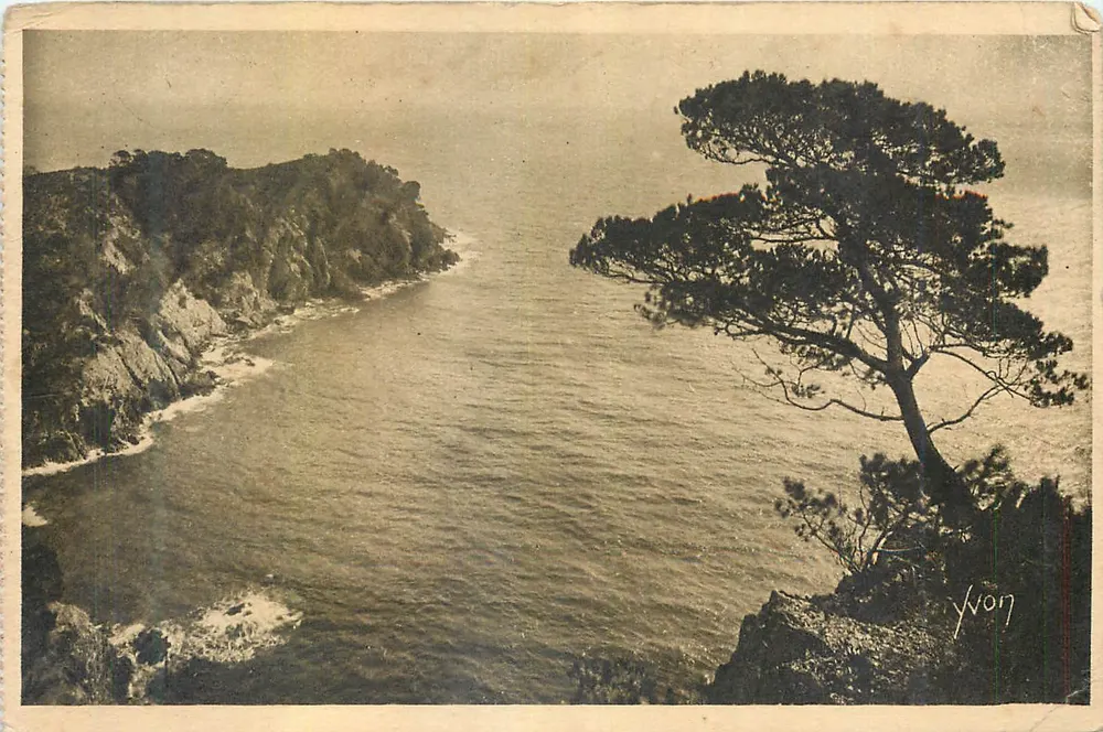 Les Îles d'Hyères - Pointe de l'Oustaou de Diou — Les Éditions d'Art YVON, n°6/57 - Vorderseite