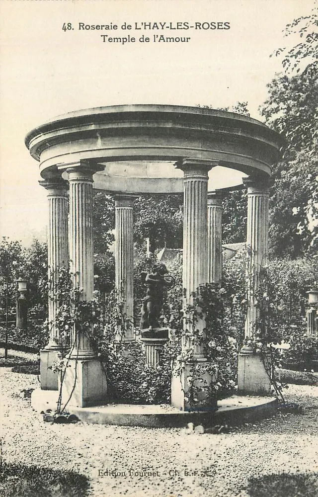Roserai de L'HAY-LES-ROSES — Temple de l'Amour — Édition Tournet, n°48 - Recto