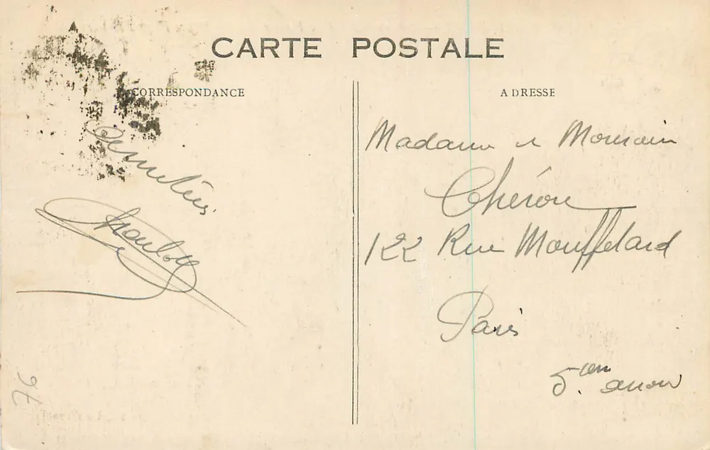 Sainte-Adresse — Boulevard Félix-Faure — Le Havre - Achterkant