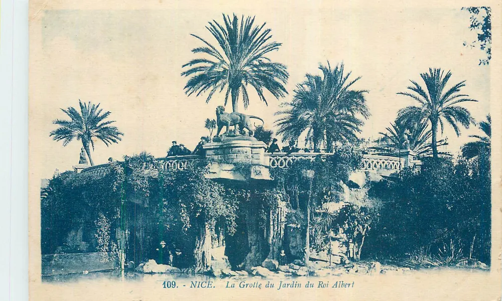 Nice - A Gruta do Jardim do Rei Albert — editor desconhecido, n° 109 - Frente