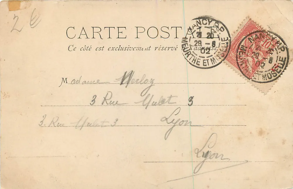 O Castelo — Belfort — J. B. Schmitt, Editor, Belfort, No 9 - Verso
