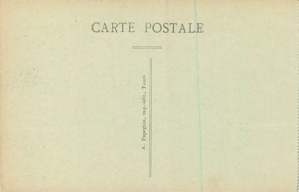 Tours (Indre-et-Loire) — A Basílica de São Martinho — Lado Noroeste — A. P. (arquiteto) - Verso