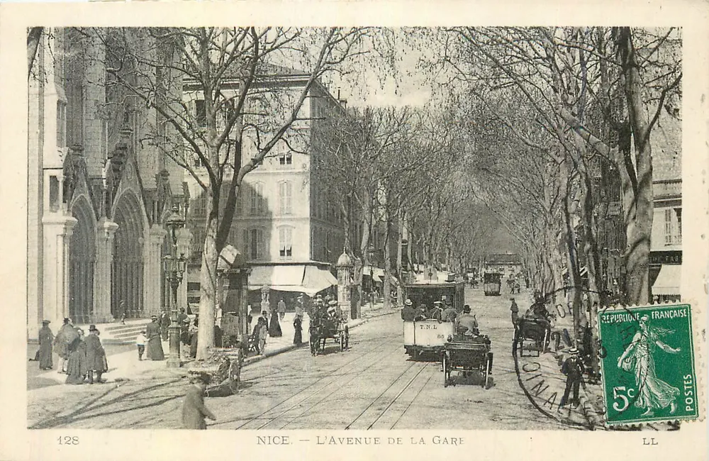 Nizza — De Avenue de la Gare — Cinalta, n° 128 - Voorkant