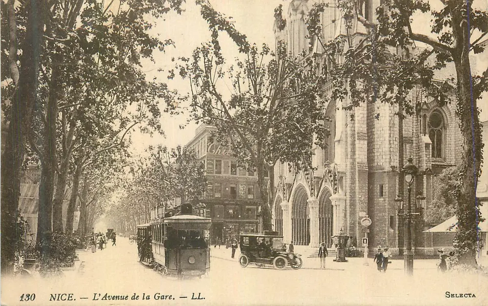 Nice — De Avenue de la Gare — LL. — Selecta - Voorkant
