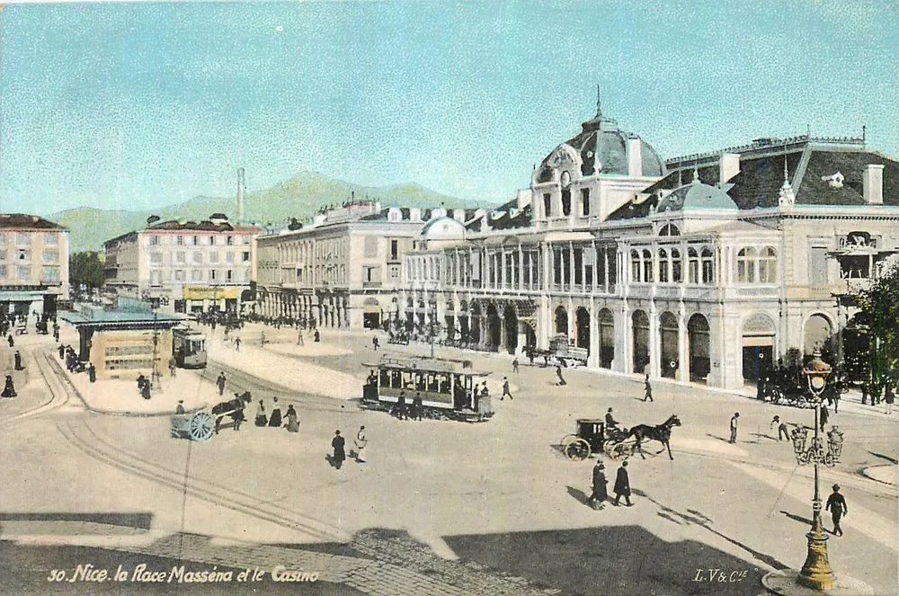 Nice, a Praça Masséna e o Casino — L.V.&C. n°30 - Frente