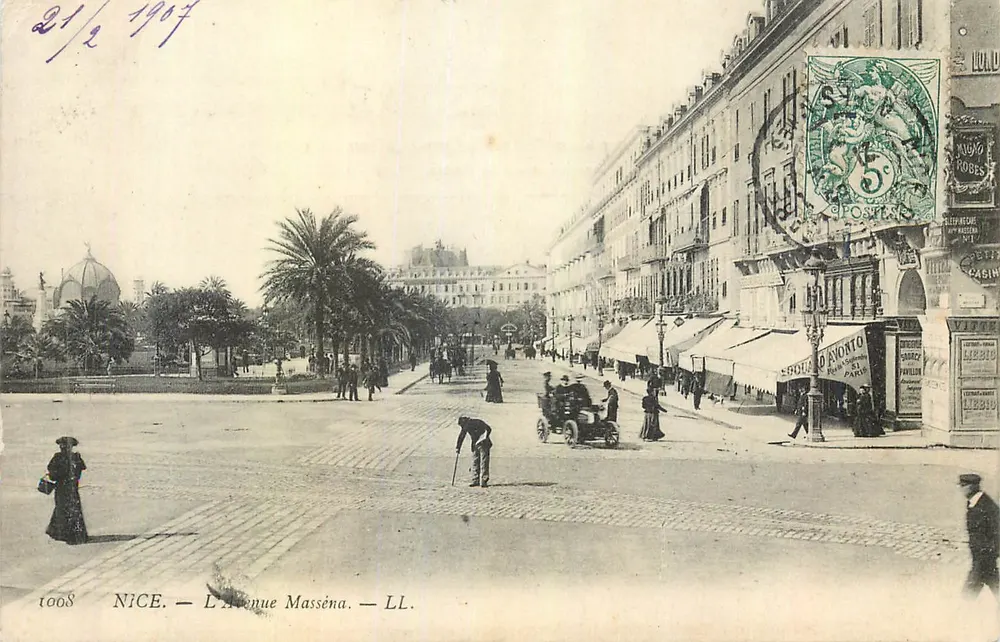 Nice — Avenida Masséna — LL. — 1008 - Frente