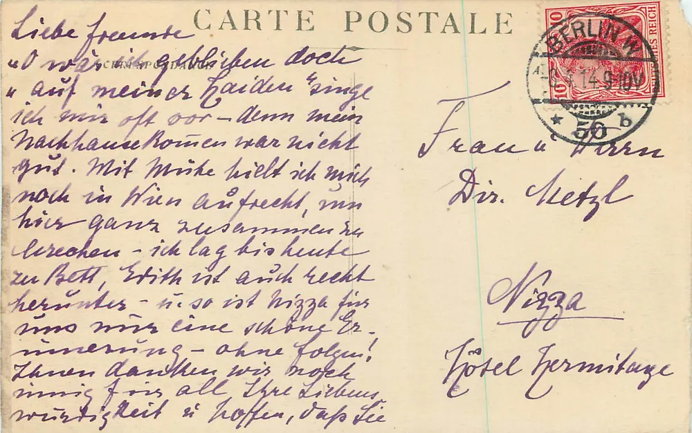 NICE - Novos Jardins — Edição Bayard Frères - N°23 - Verso