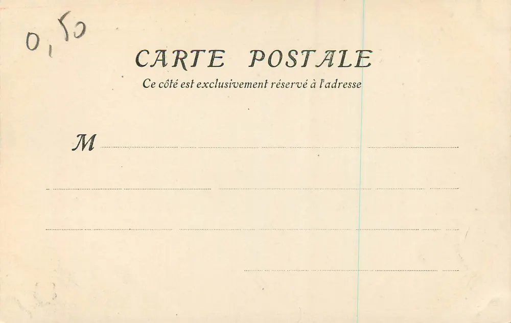 NICE - O Castelo — Descida da grande Escada — Editor: O Editor de Nice, n°31 - Verso