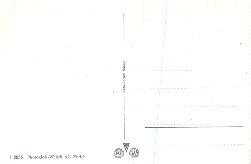 Spiez — Praia de banho — Photoglob-Wehrli AG Zürich n° 2835 - Verso