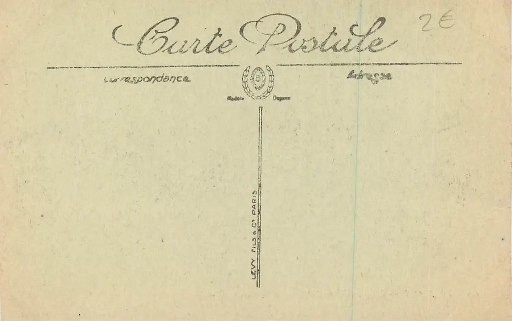 Le Mans — Die Kirche Notre-Dame de la Couture und das Präfekturgebäude — LL - Rückseite