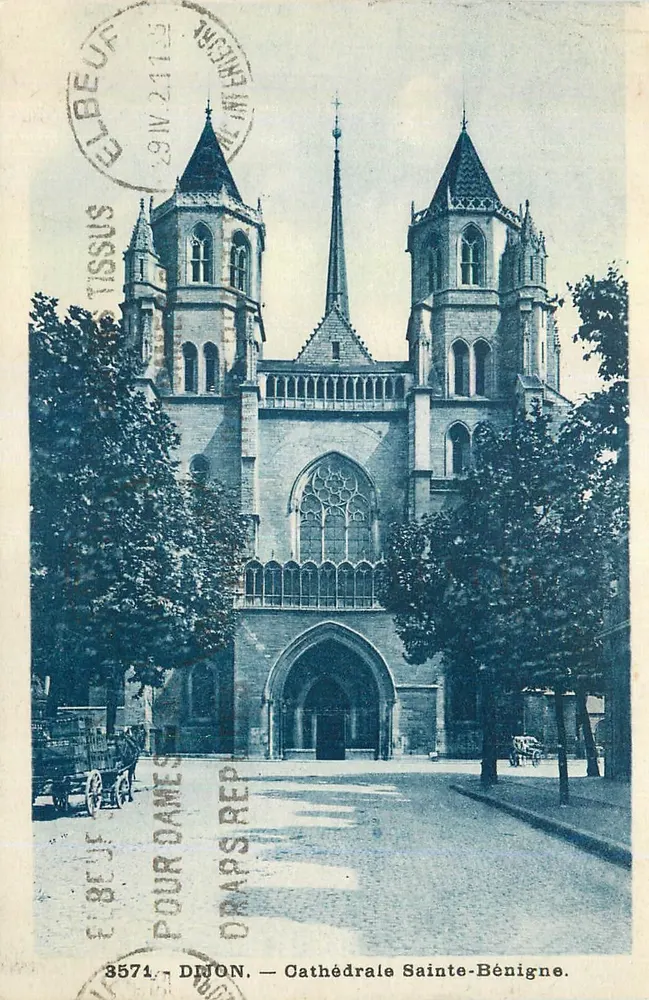 Dijon — Catedral Santa Bénigne — Editor Tissus - Frente