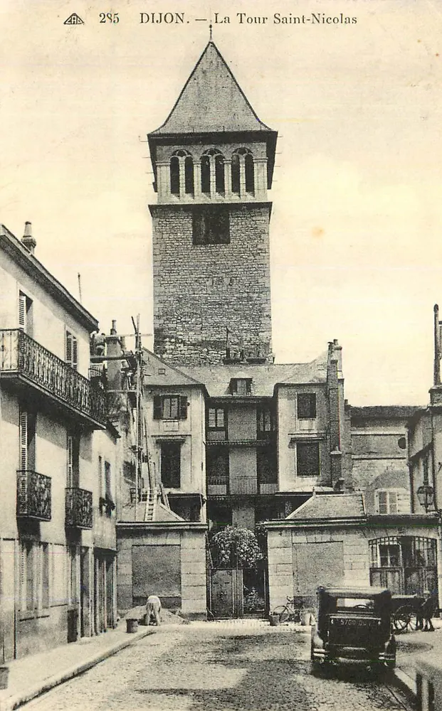 Dijon — Torre São Nicolau — Editor A. Lévy, n° 285 - Frente