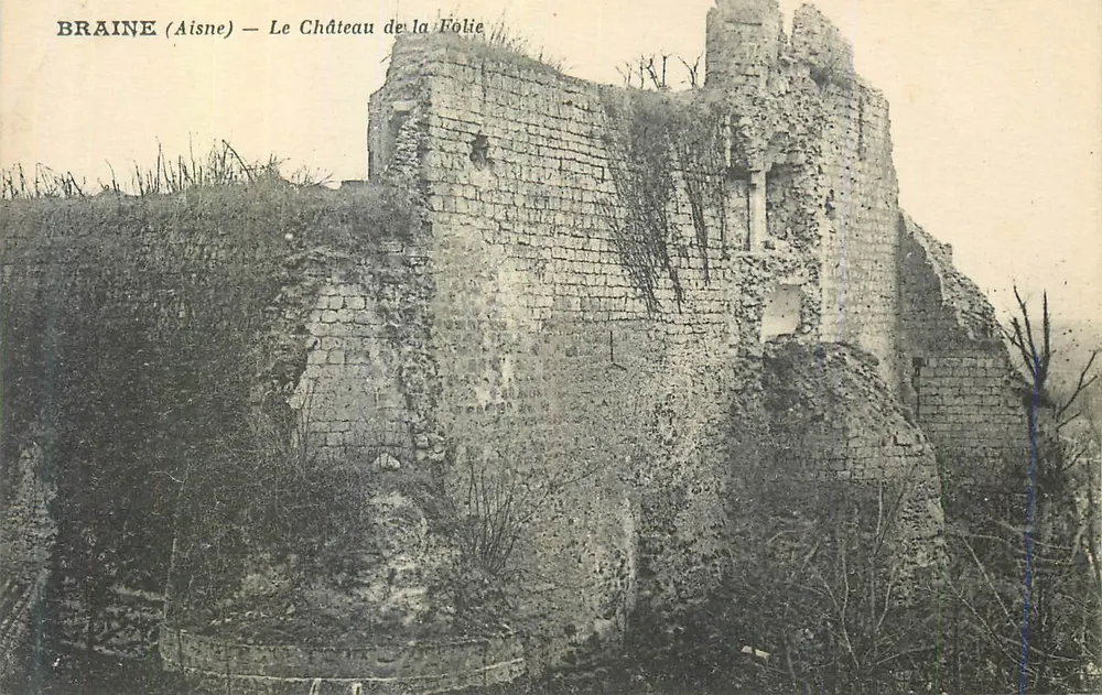 Braine (Aisne) — El Castillo de la Folie - Anverso