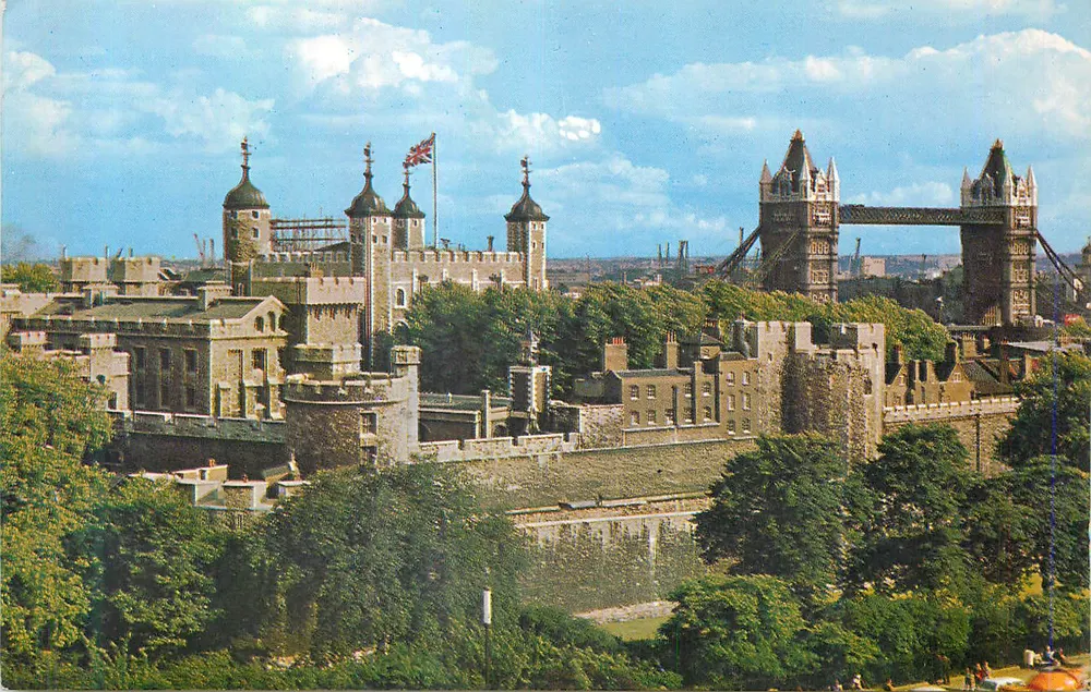Torre de Londres e Ponte da Torre — Londres — The Photographic Greeting Card Co. Ltd., Londres - Frente
