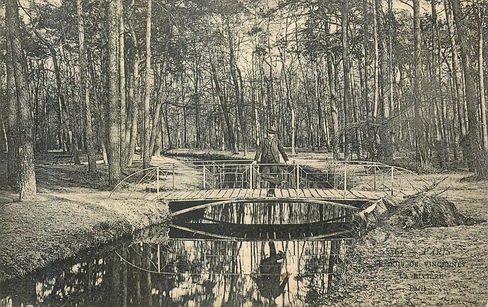 Bois de Vincennes — La Mitière — Editor Paris - Frente