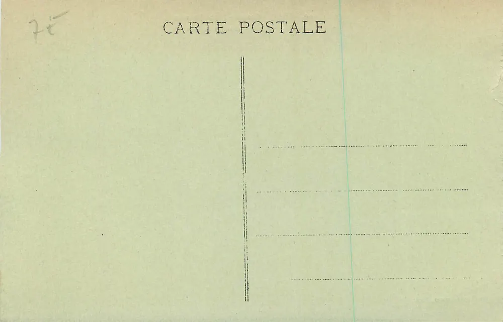 Nice - Casino - Praça Masséna — editor Braeckmans, n° 100 - Verso