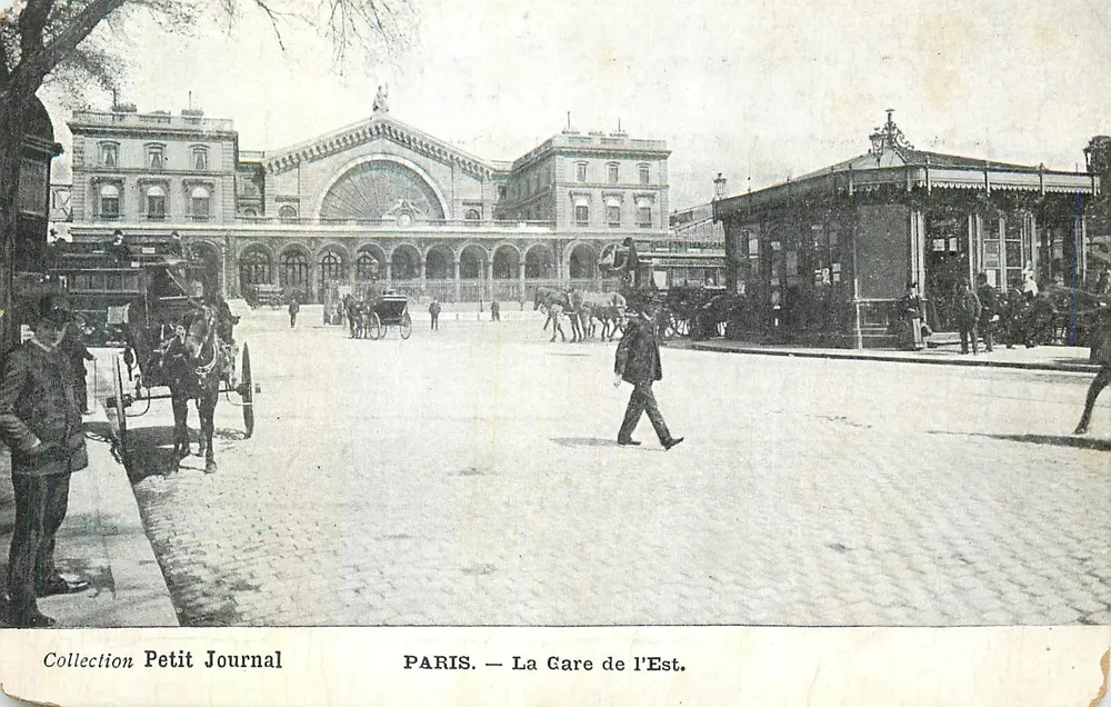 Paris — A Estação de Trem — Coleção Petit Journal - Frente