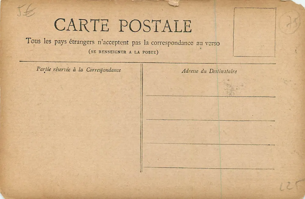 Paris — A Estação de Trem — Coleção Petit Journal - Verso