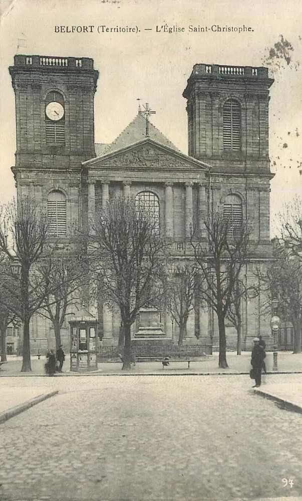 Belfort (Território) — A Igreja de São Cristóvão — E. Karrer, fot.édit. - Frente