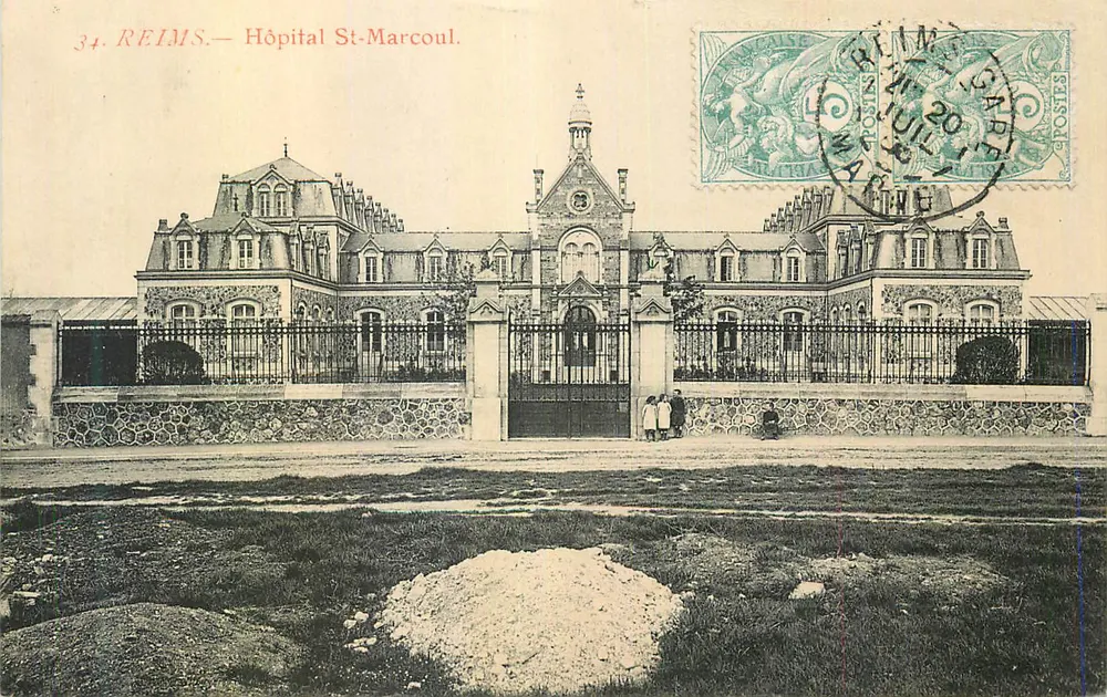 Reims — Hospital St-Marcoul — Editor desconhecido, n° 34 - Frente