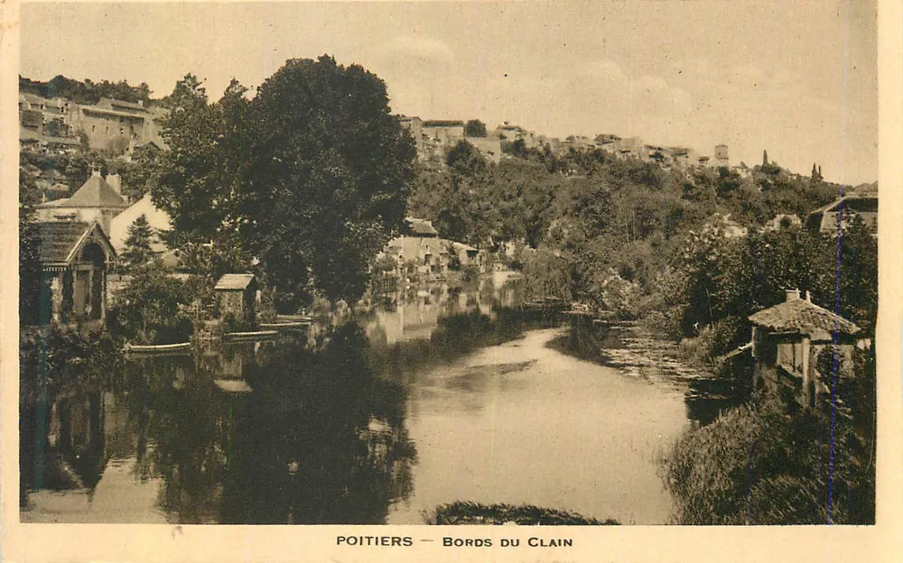 Poitiers — Margens do Clain — Editor e número de série ilegíveis - Frente