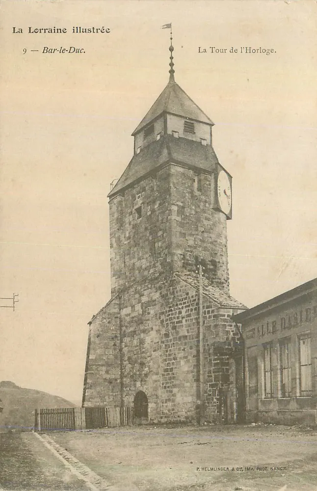 La Tour de l'Horloge — Bar-le-Duc — La Lorraine illustrée, n°9 - Recto