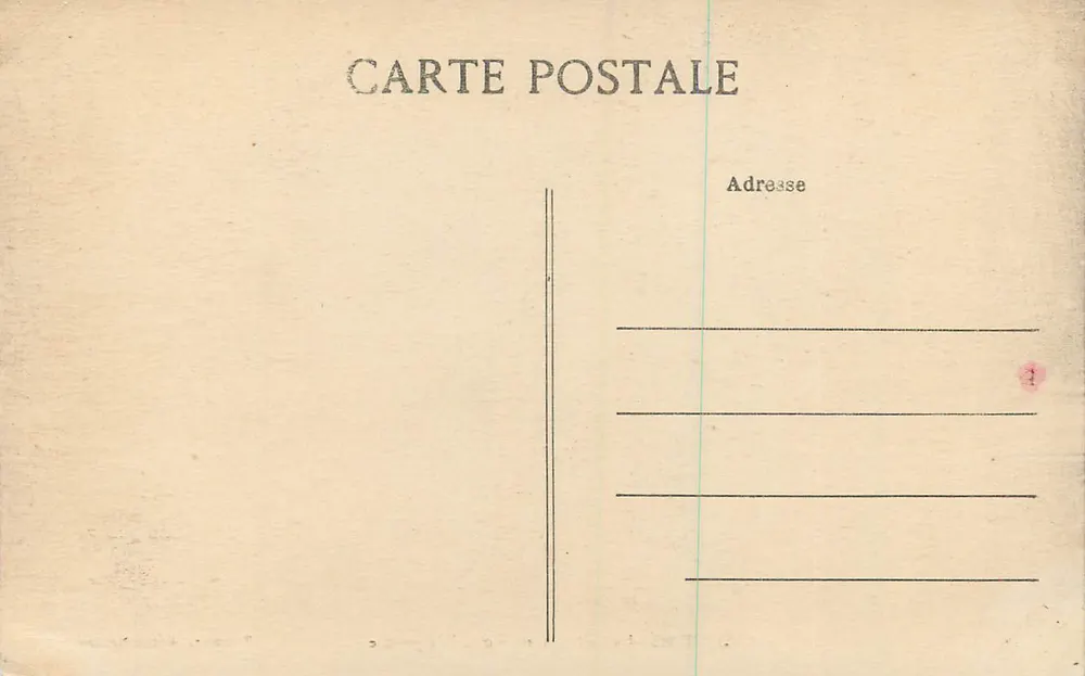 Reims — La Cathédrale — Portail de gauche — Thullier, éditeur, Reims - Verso