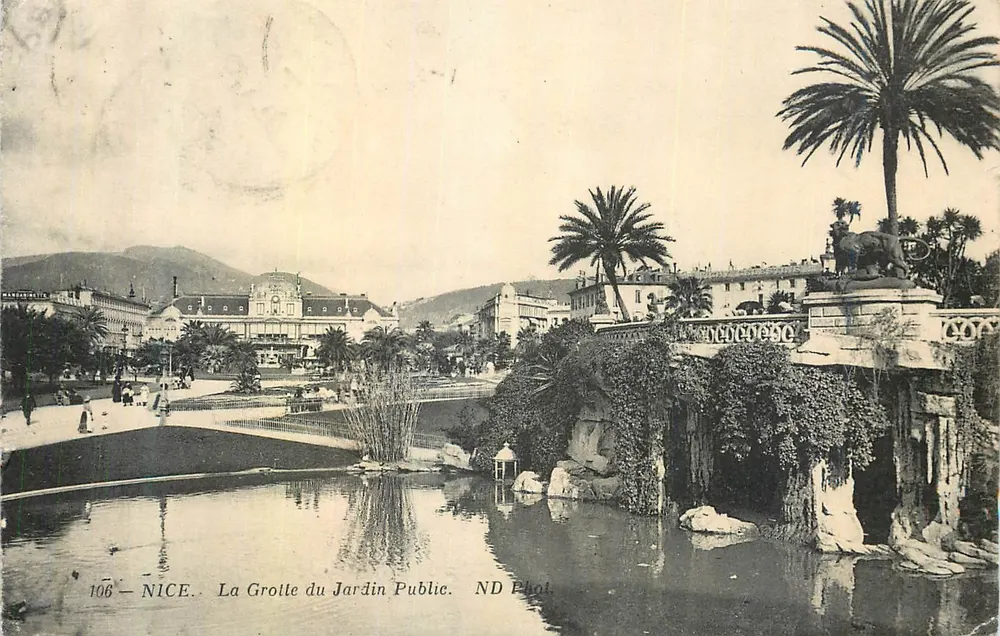 Nice — A Gruta do Jardim Público — ND Fot. n°106 - Frente