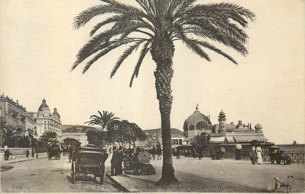 निस - एंग्लिस की प्रमोंड डे, जार्डिन और होटल रुहल - 1904 - आगे