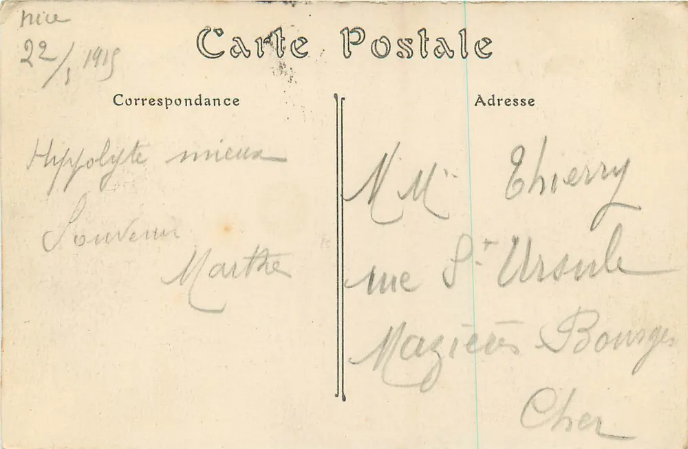 Nice — Visão geral tirada do Monte Boron — ND. Fot. - Verso