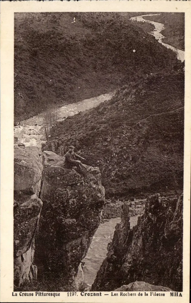 Les Rochers de la Filouse — Crozant — La Creuse Pitttoresque 1197 — MHA - Frente