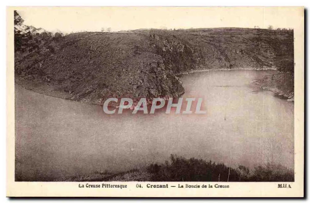 La Creuse Pittoresque — Crozant — A Boncie de la Creuse — M.L.I.A. n°04 - Frente