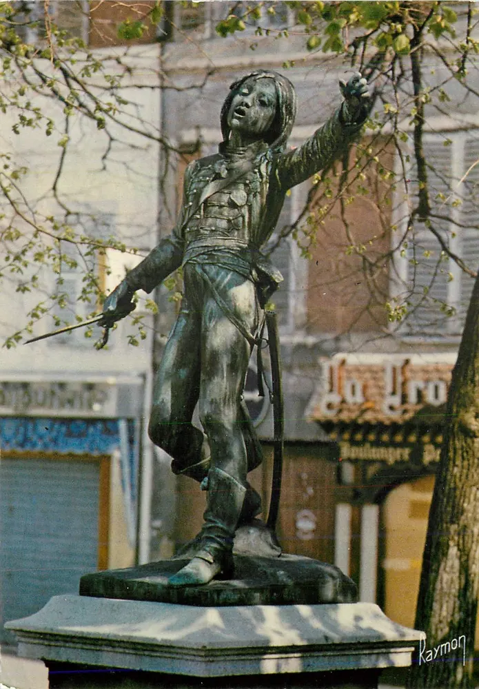 Statue von Joseph Bara — Palaiseau (Essonne) — Druckerei 'Images de France' n°8 - Vorderseite