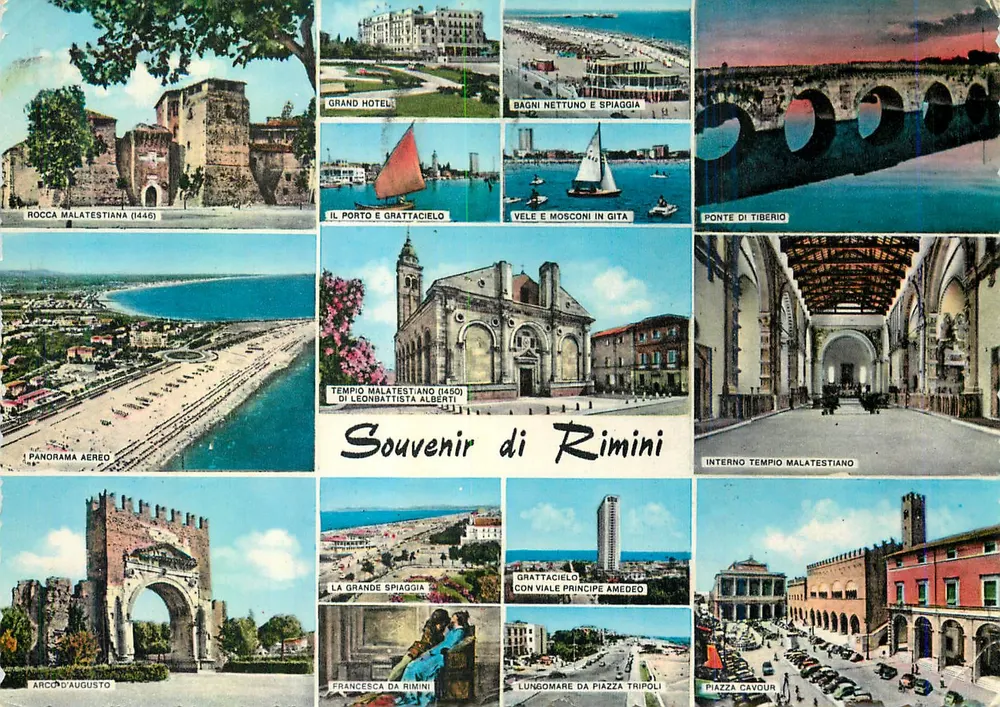 Rimini — Souvenir di Rimini (éditeur Stata Grafica Cesare Capitolo-Milano, n°134) - Frente
