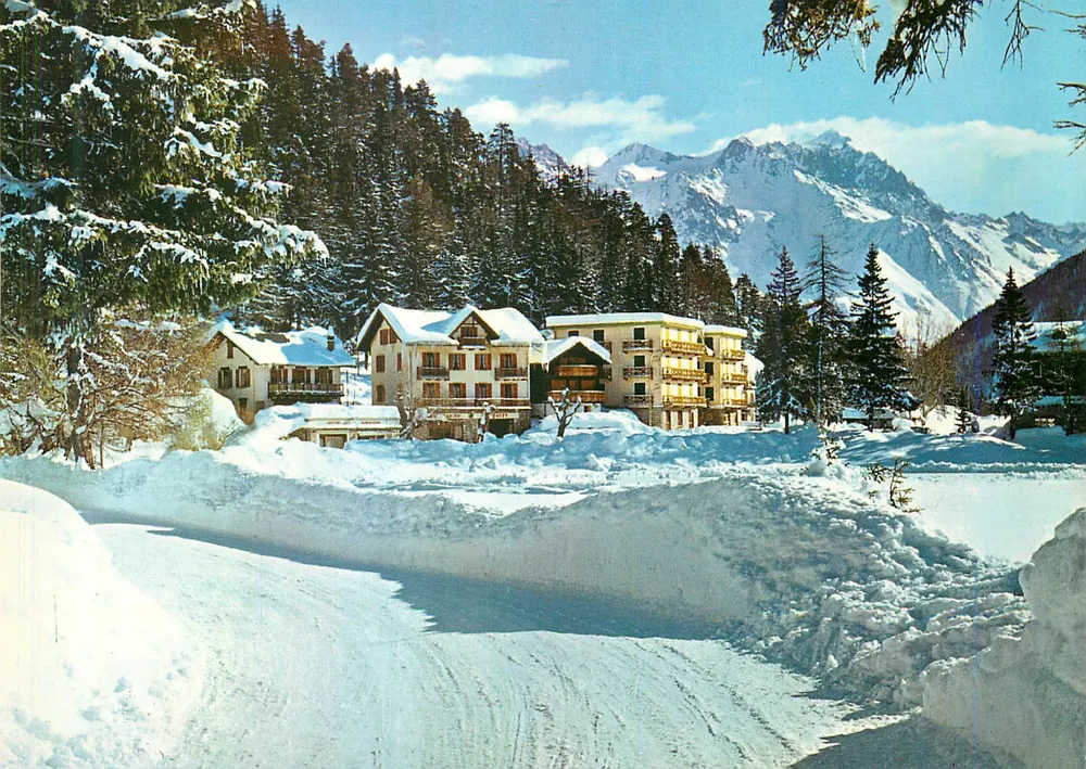 Estação de Champex — com o Grand Combín — Edição Darbelley - Frente
