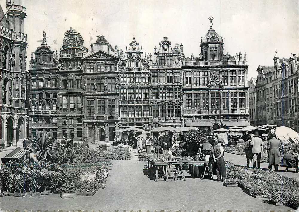 Place du Grand Marché — Brukselka — Exn. Thill, n°13 - Awers