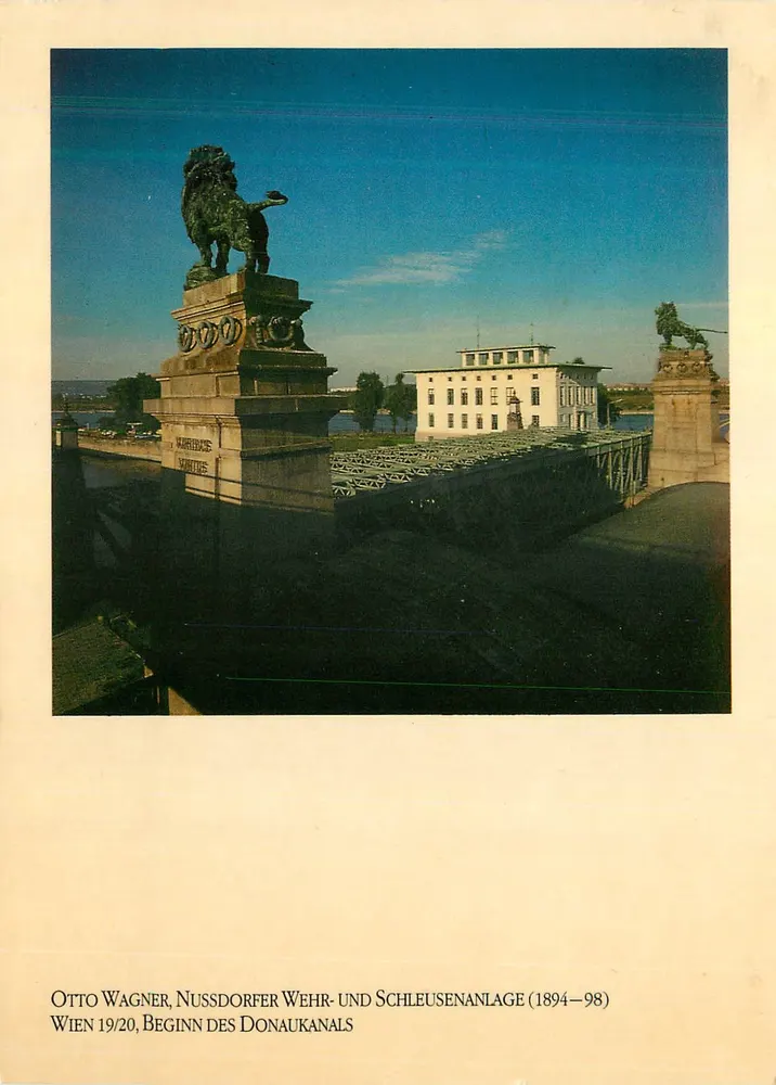 Otto Wagner, Nussdorfer Wehr- und Schleusenanlage — Beginn des Donaukanals — Verlag FALTER VERLAG, n° 1031 - Vorderseite
